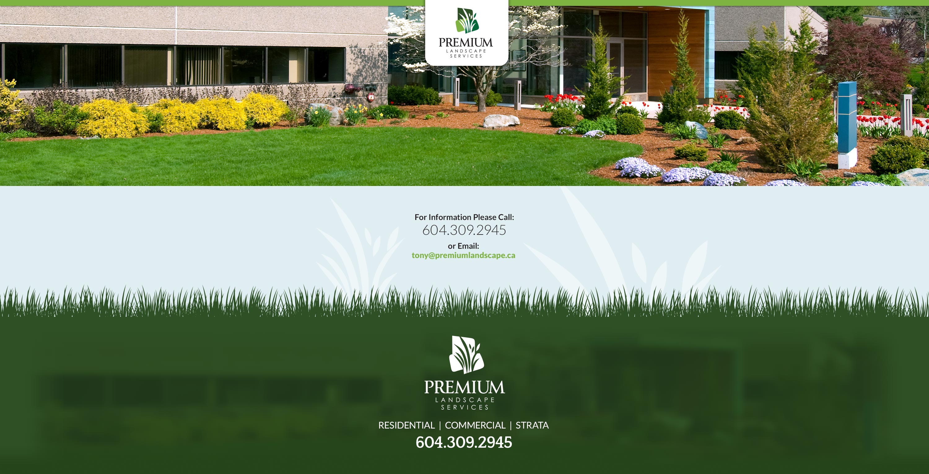 Premium Landscaping - for more information please call 604.309.2945